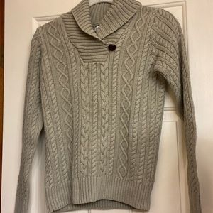 Sage green sweater, size medium